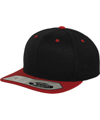 Flexfit 110 Fitted Snapback - Black/Red