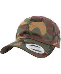 Flexfit Dad Hat Baseball Strap Back - Green Camo
