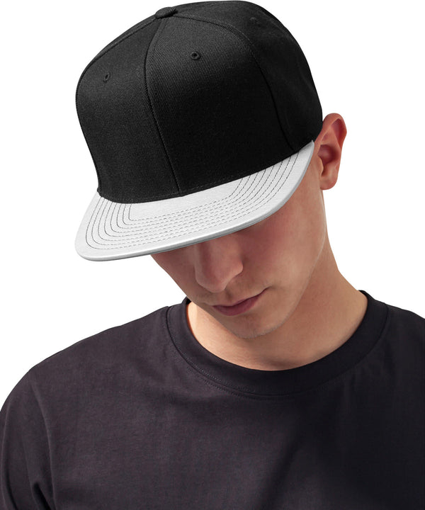 Flexfit Metallic Visor Snapback - Silver