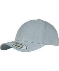 Flexfit Curved Classic Snapback - Heather Grey