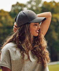 Flexfit Curved Classic Snapback - Black