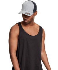 Flexfit Melange Mesh - Heather Navy
