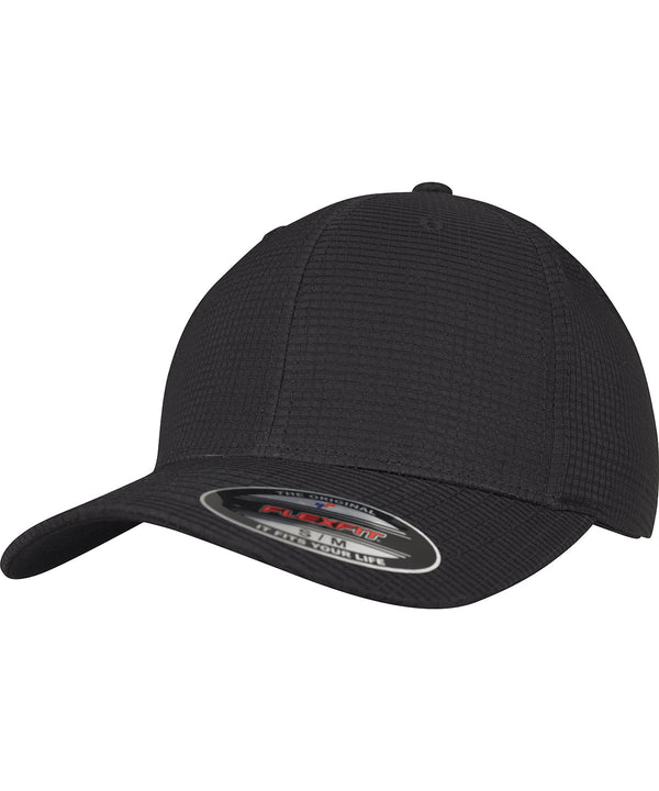 Flexfit Hydro-grid Stretch Cap - Black