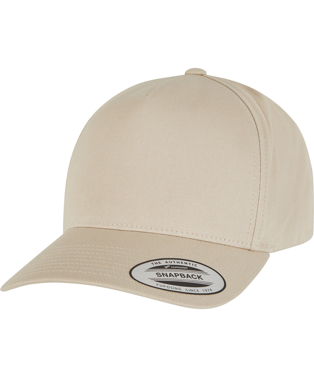 Flexfit 5-panel Curved Classic Snapback - Beige