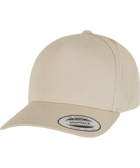 Flexfit 5-panel Curved Classic Snapback - Beige