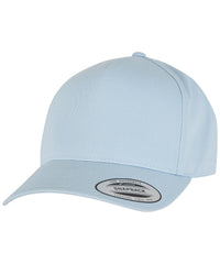 Flexfit 5-panel Curved Classic Snapback - Light Blue