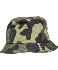 Flexfit Camo Bucket Hat - Green Camo