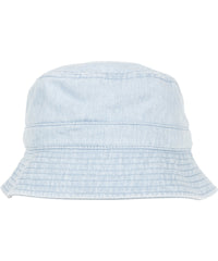 Flexfit Denim Bucket Hat - Black/Grey