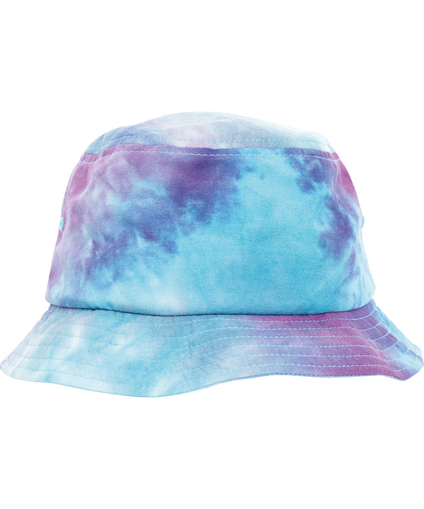 Flexfit Festival Print Bucket Hat - Purple Turquoise
