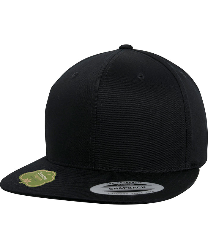 Flexfit Organic Cotton Snapback - Black