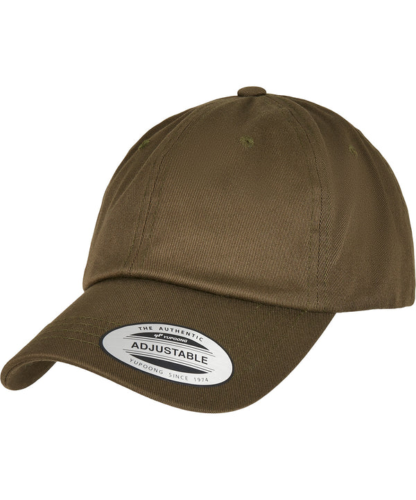 Flexfit Low-profile Organic Cotton Cap - Burnt Olive