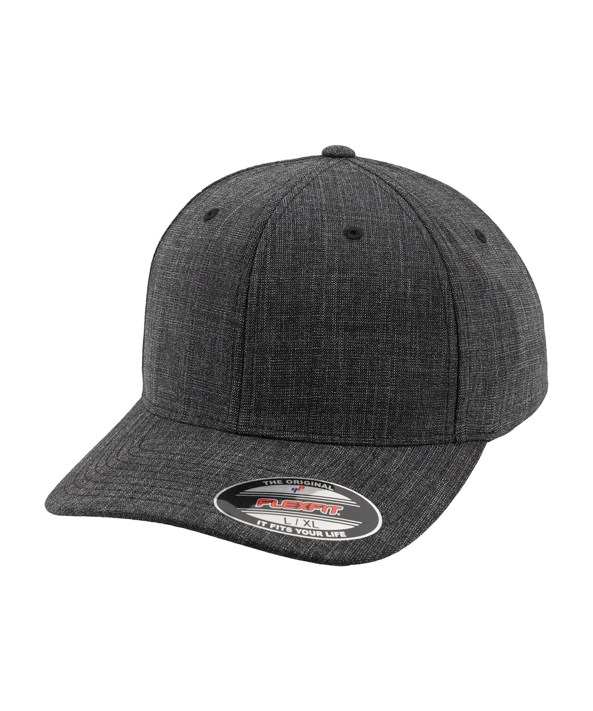 Fine Melange Flexfit - Black