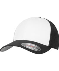 Flexfit Mesh Coloured Front - Black/White/Black