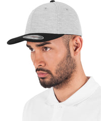 Flexfit Double Jersey 2-tone - Grey/Black