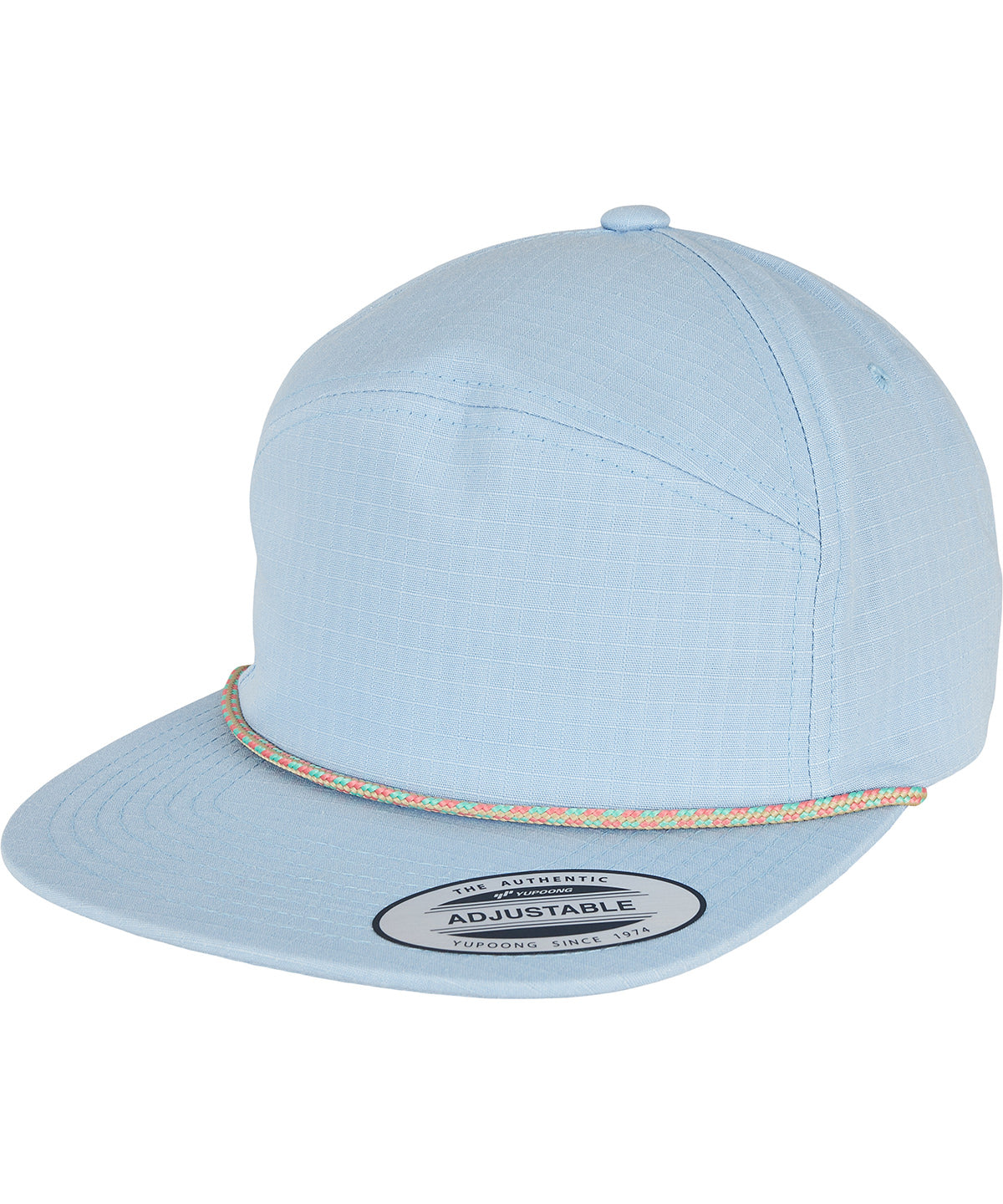 Flexfit Colour Braid Jockey Cap - Light Blue