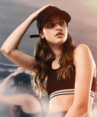 Flexfit 6-panel Curved Metal Snap - Black