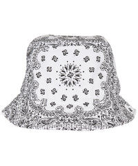Flexfit Bandana Print Bucket Hat - Black
