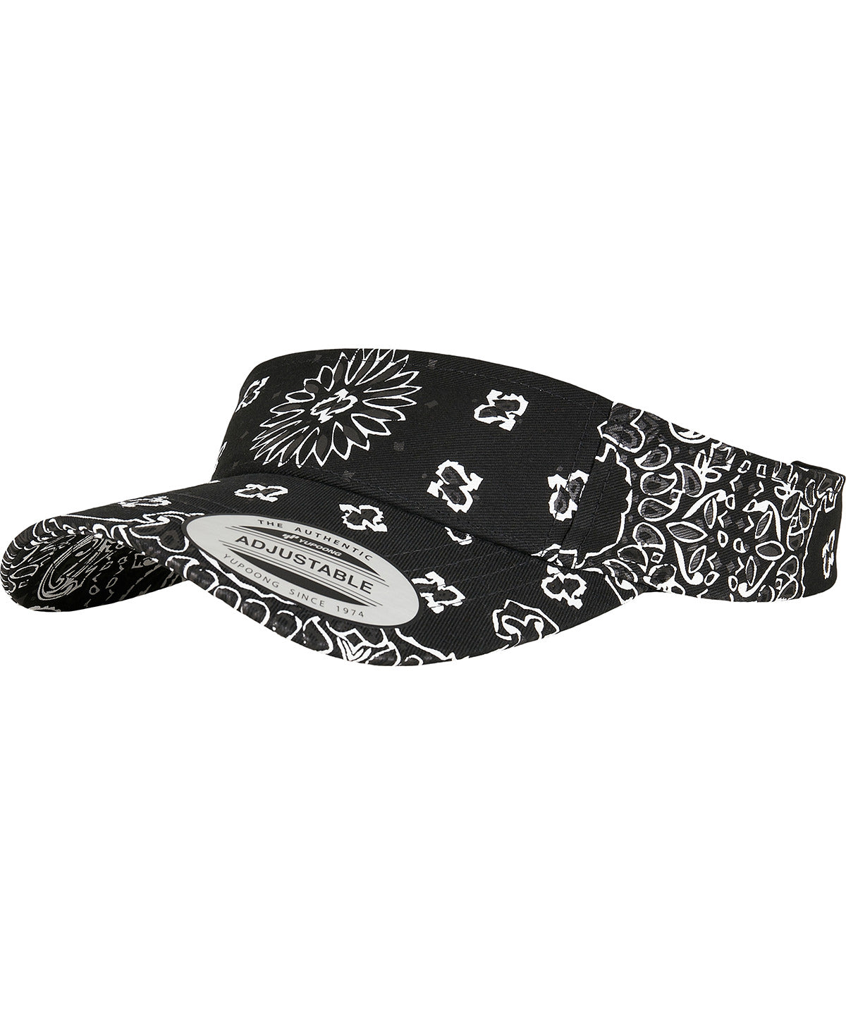 Flexfit Bandana Print Visor - Black