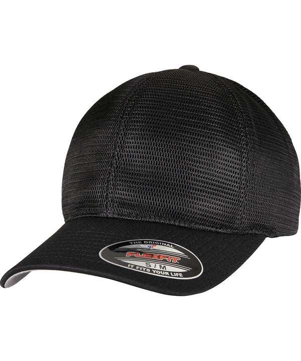 Flexfit 360 Omnimesh Cap - Black