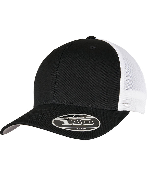 Flexfit 110 Mesh 2-tone Cap - Black/White