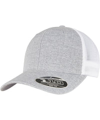 Flexfit 110 Mesh 2-tone Cap - Melange Silver/White