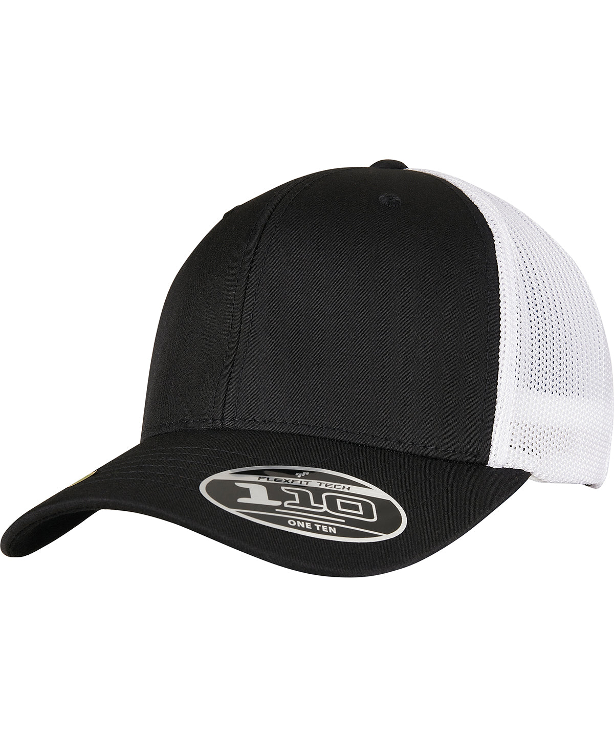 Flexfit 110 Recycled Cap 2-tone - Black/White