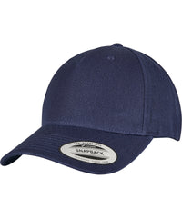 Flexfit Yp Classics 5-panel Premium Curved Visor Snapback Cap - Navy