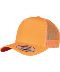 Flexfit Neon Retro Trucker - Neon Orange