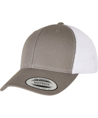 Flexfit Yp Classics Recycled Retro Trucker Cap 2-tone - Grey/White