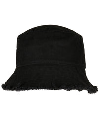 Flexfit Open Edge Bucket Hat - Black