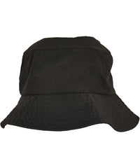 Flexfit Elastic Adjuster Bucket Hat - Black