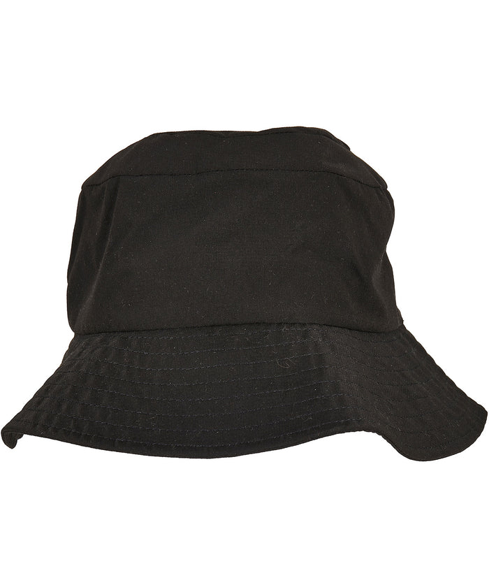 Flexfit Elastic Adjuster Bucket Hat - Black