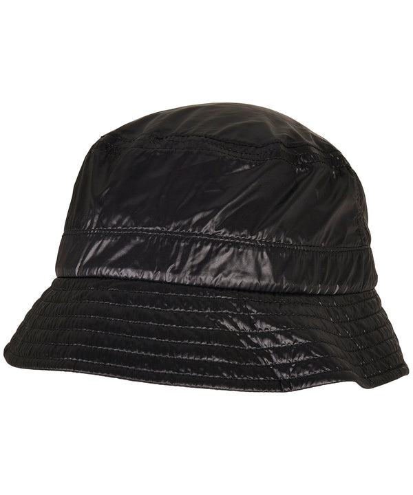 Flexfit Light Nylon Bucket Hat - Black