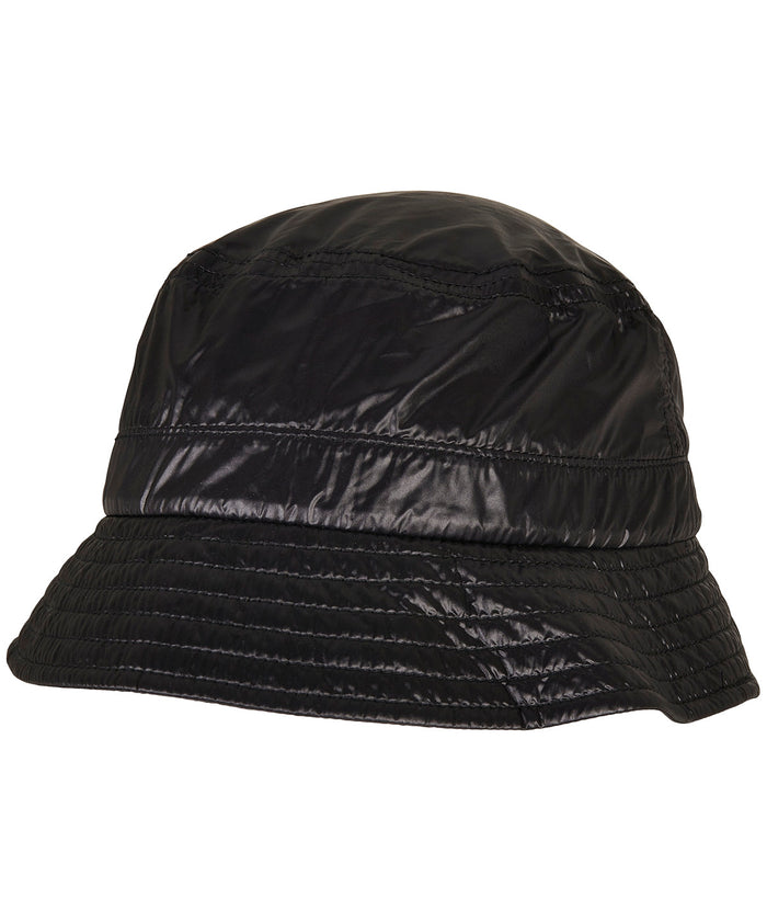 Flexfit Light Nylon Bucket Hat - Black