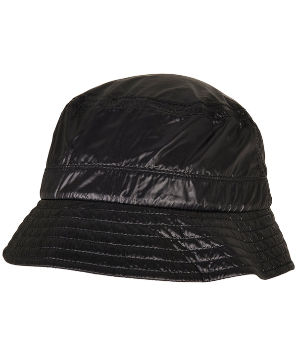 Flexfit Light Nylon Bucket Hat - Black
