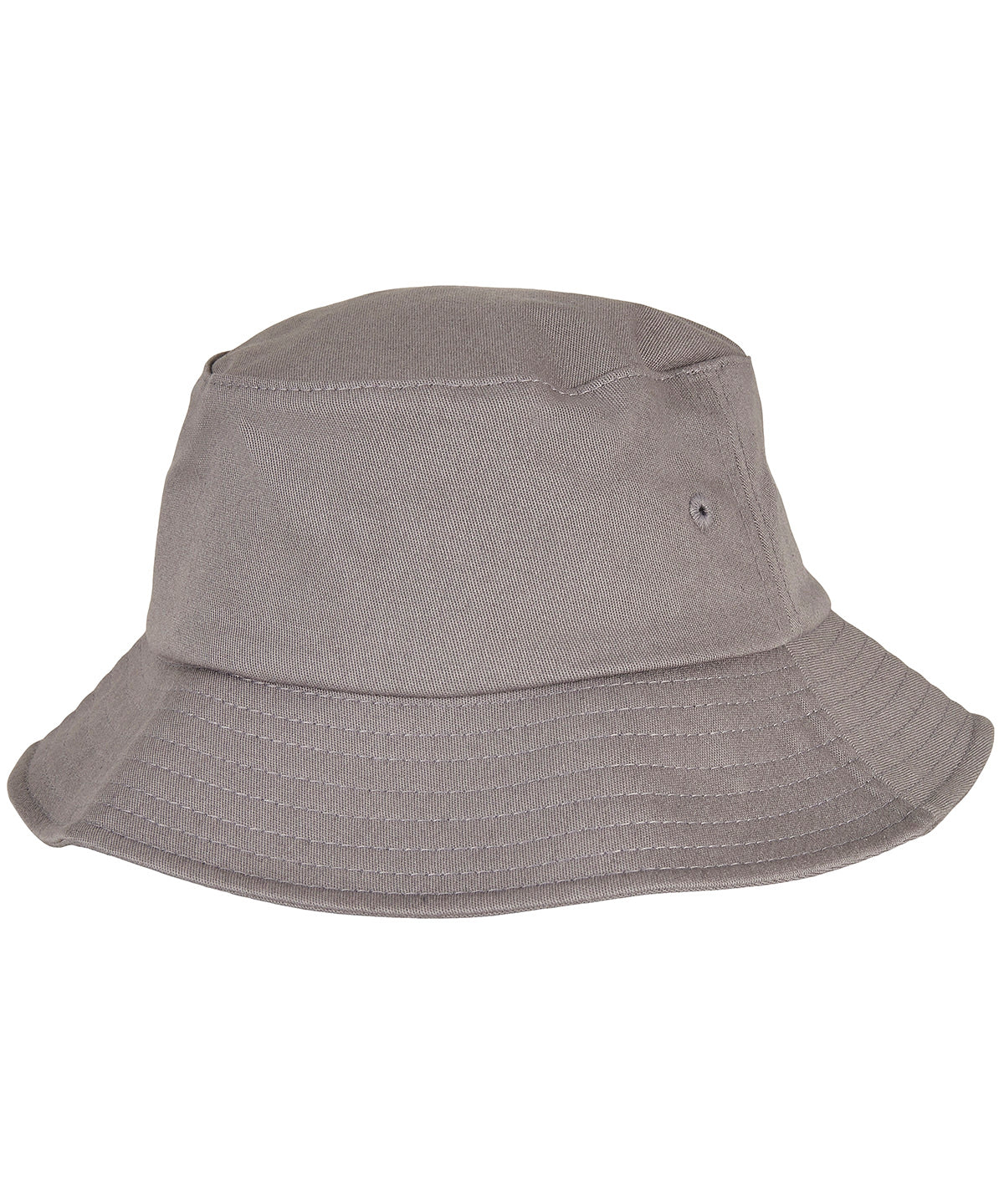 Kids Flexfit Cotton Twill Bucket Hat - Grey