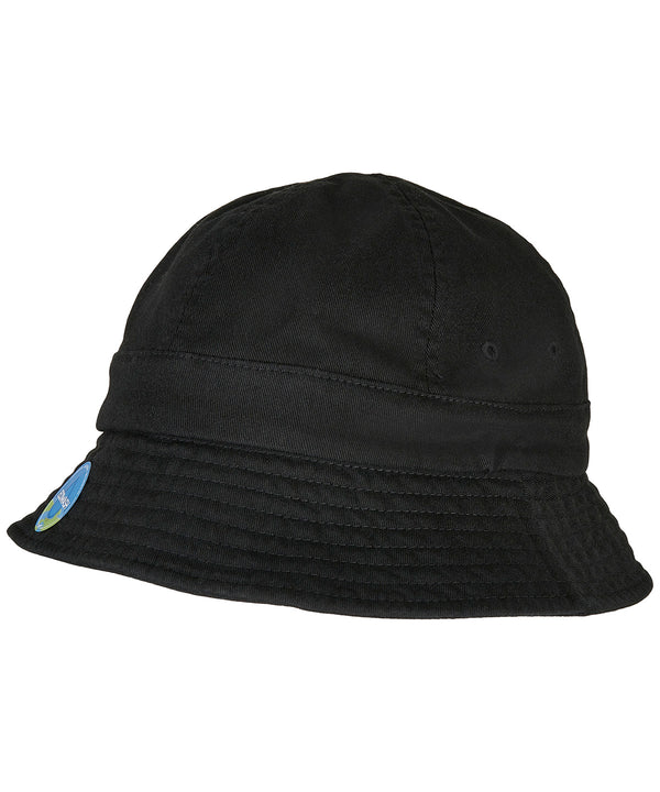 Eco Washing Flexfit No Top Tennis Hat - Black