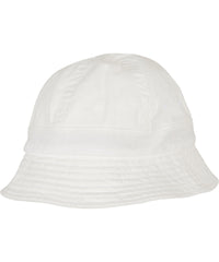 Eco Washing Flexfit No Top Tennis Hat - White