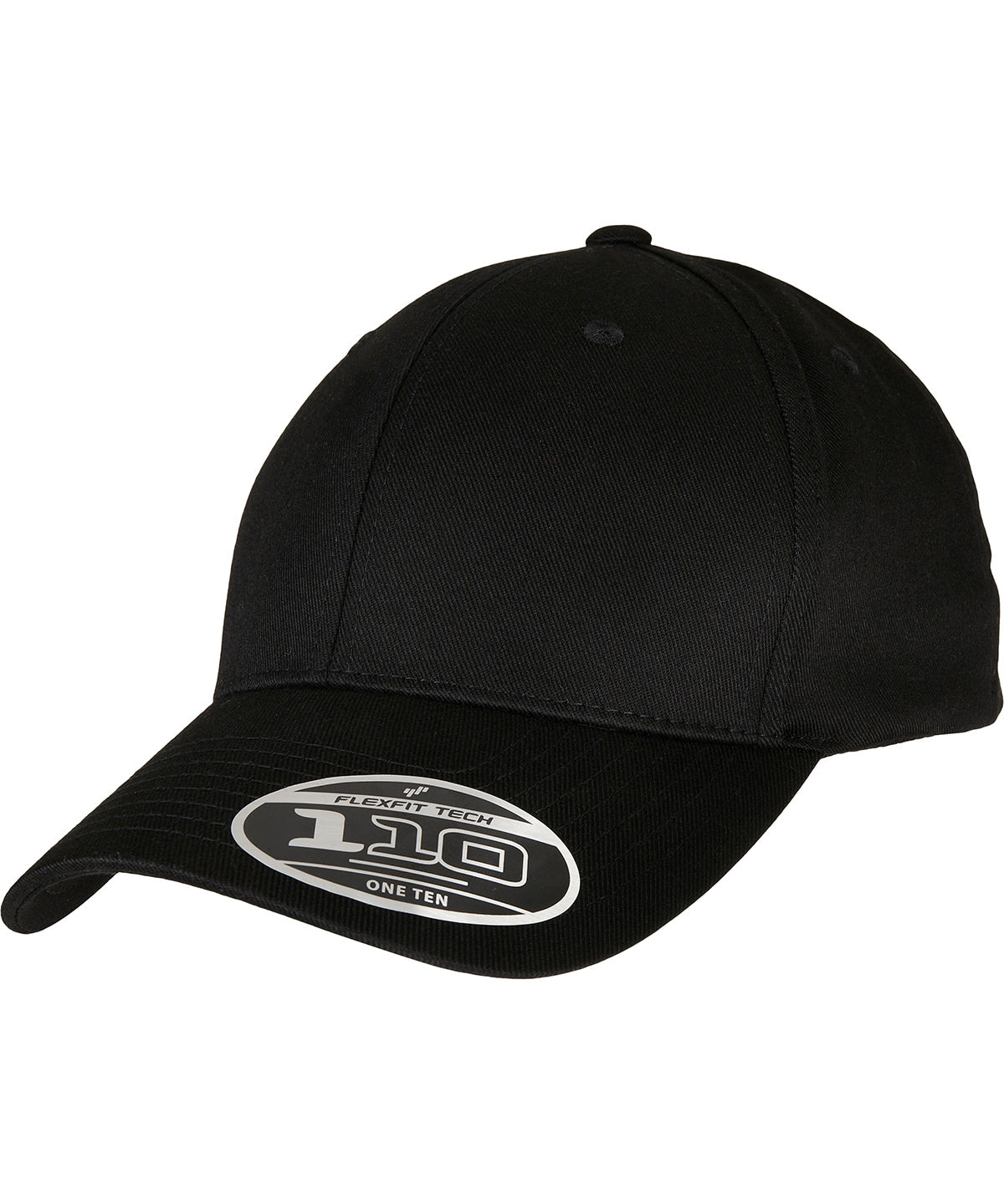 Flexfit 110 Curved Visor Snapback - Black
