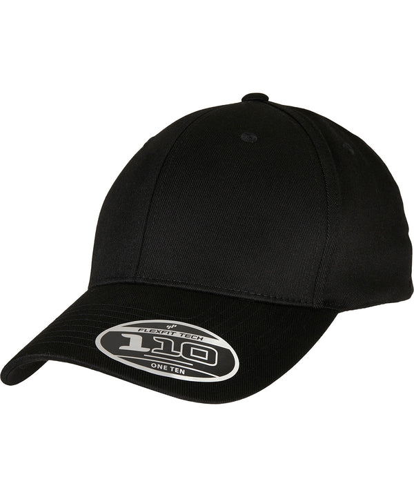 Flexfit 110 Curved Visor Snapback - Black