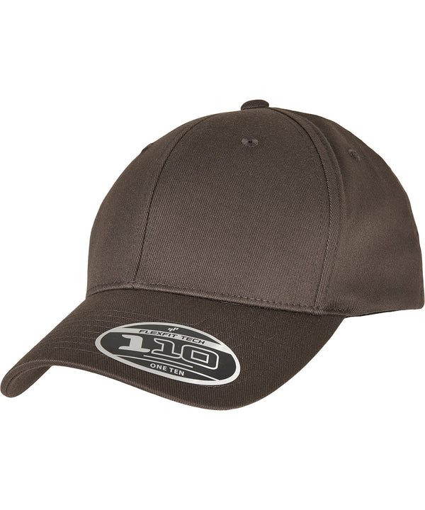 Flexfit 110 Curved Visor Snapback - Dark Grey