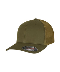 Flexfit Mesh Trucker - Moss Green