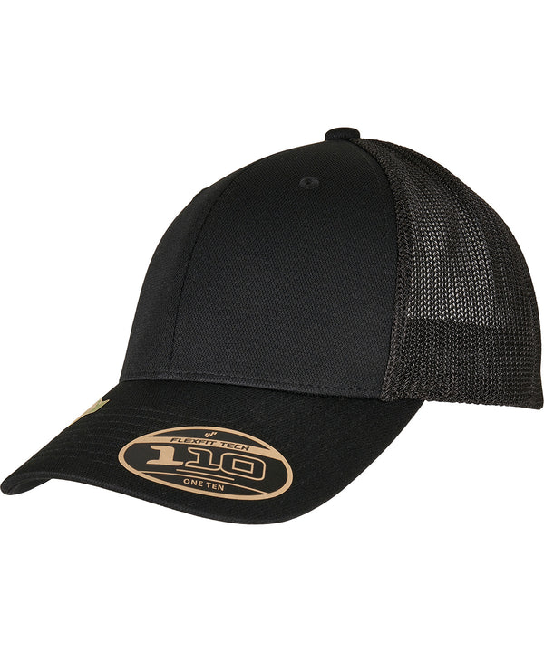 Flexfit 110 Recycled Alpha Shape Trucker - Black