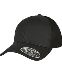 110 Flexfit Ripstop Mesh Cap - Black