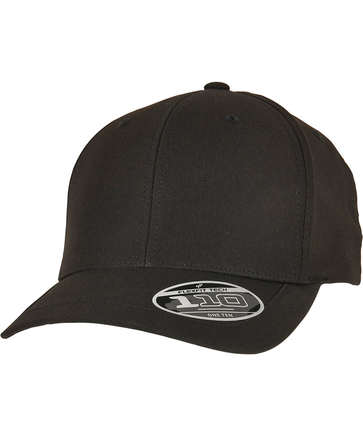 110 Flexfit Ripstop Snapback - Black