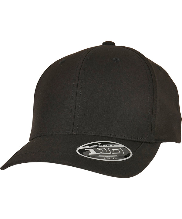 110 Flexfit Ripstop Snapback - Black