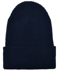 Flexfit Recycled Yarn Ribbed Knit Beanie - Navy