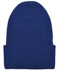 Flexfit Recycled Yarn Ribbed Knit Beanie - Royal Blue