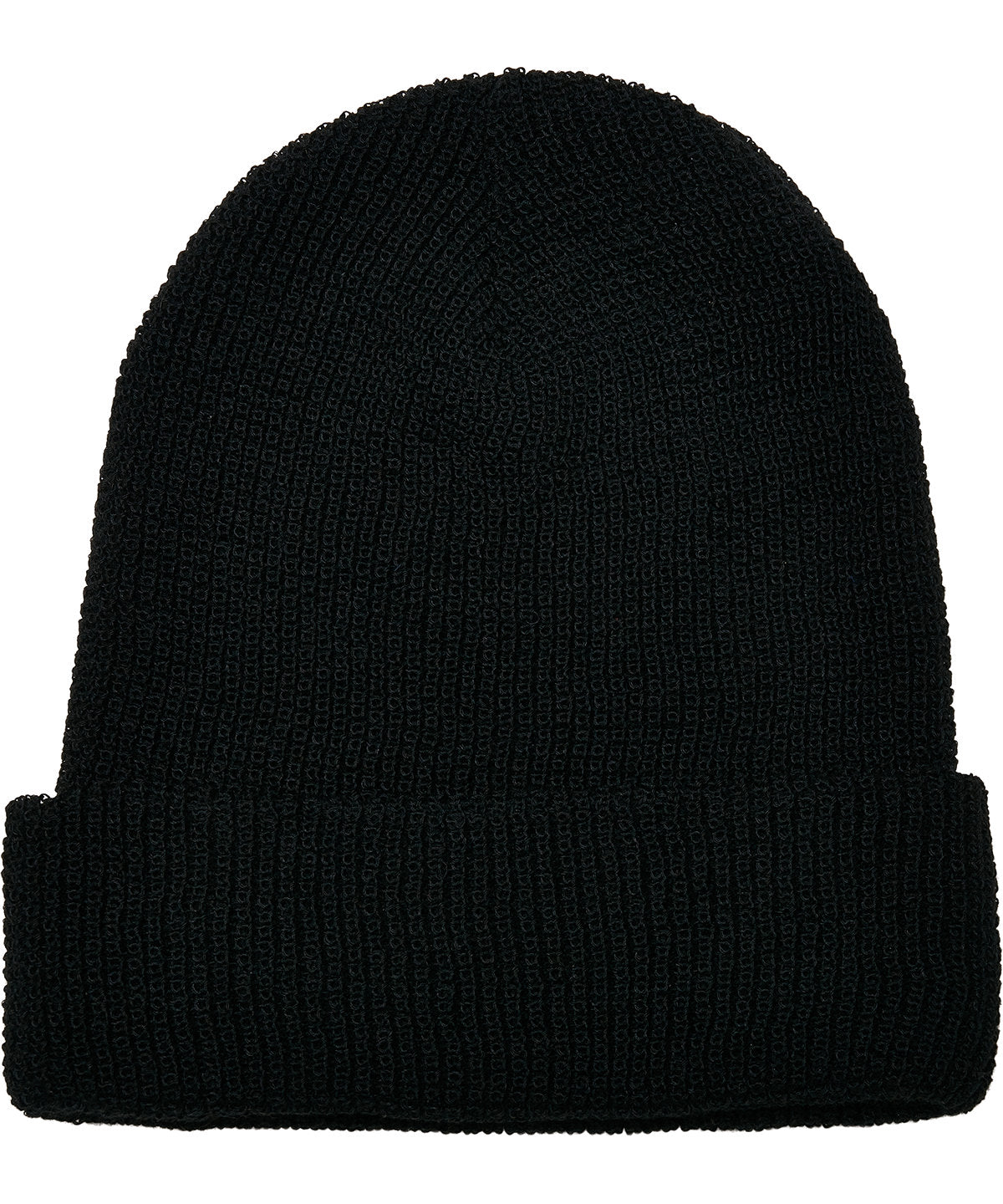 Flexfit Recycled Yarn Waffle Knit Beanie - Black