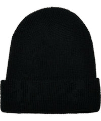 Flexfit Recycled Yarn Waffle Knit Beanie - Black